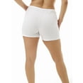 thumbnail image 3 of Underworks Womens Cotton 5-inch Bloomers 3-Pack White Small, 3 of 5