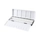 thumbnail image 5 of Paleta de acuarela Caja de hierro Vacía Paleta ligera Plegable Caja de paleta para 26 medias sartenes, 5 of 9