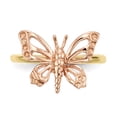 thumbnail image 3 of 14k Two-tone Polished Butterfly Ring Size 7, 3 of 3
