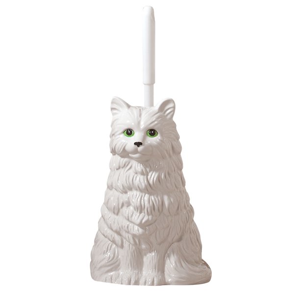 Miles Kimball Cat Toilet Brush Holder