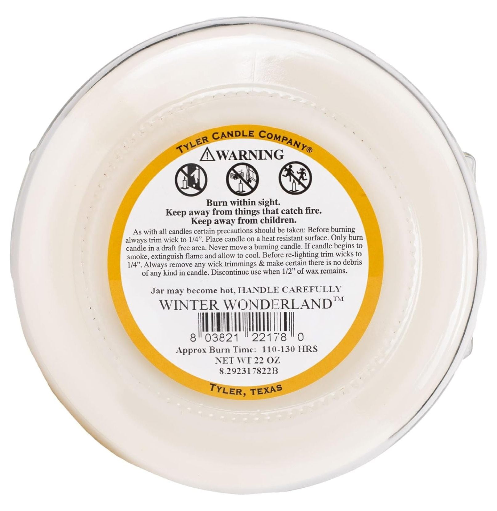 WINTER WONDERLAND Tyler 22 oz Large Scented 2-Wick Jar Candle