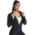 thumbnail image 4 of Combinaison de Sauna pour Femmes Manches Longues Entraînement Exercice Fermeture Éclair Sauna L L, 4 of 9