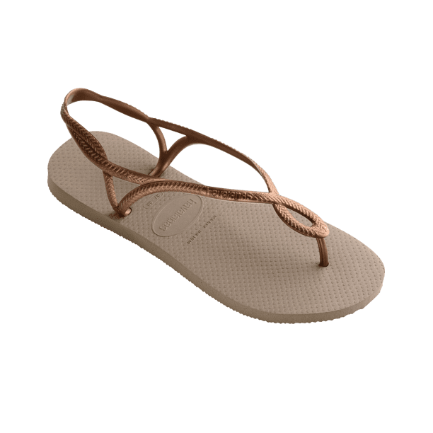 havaianas luna sandals black