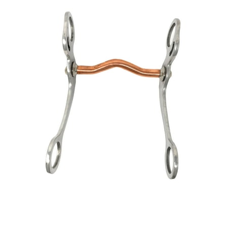 AJ Tack Copper Low Port Grazing Bit