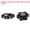 Black, variant on 12 Pieces Star Knobs M6 Thread 32mm 6-Point Head Brass Insert Non-Through Hole Threaded Hand Knob White