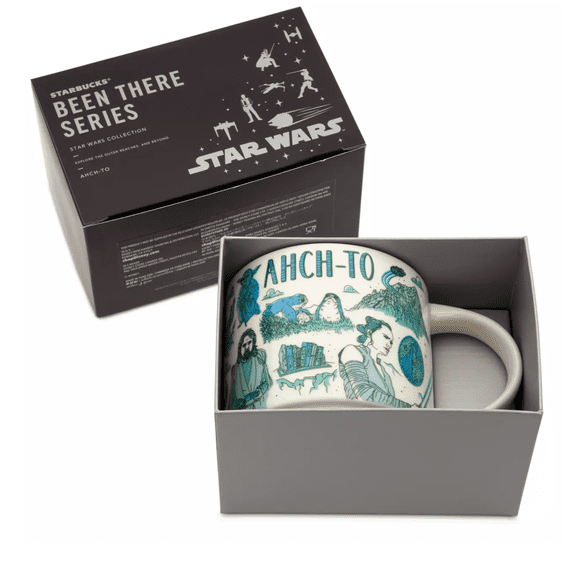 Disney Starbucks Been There Star Wars Ahch-To Ceramic Coffee Mug New with Box