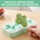 thumbnail image 3 of Cactus Silicone Molds 3-Cavity Ice Molds with Lid Reusable Sticks Treats Maker for Kids Adults Summer DIY Ice Cream Available, 3 of 7
