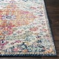 thumbnail image 6 of Mark&Day Area Rugs, 8x8 Olivia Traditional Saffron/Navy Square Area Rug, Blue Off-White Orange Carpet for Living Room, Bedroom or Kitchen (7'10" Square), 6 of 9