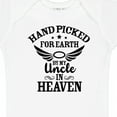 thumbnail image 4 of Inktastic Handpicked for Earth by My Uncle in Heaven with Angel Wings Boys or Girls Baby Bodysuit, 4 of 5