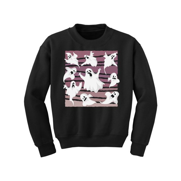 Awkward Styles Halloween Youth Sweatshirt Ghosts Crewneck Tops for Kids