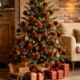 thumbnail image 5 of TMOYZQ 10 PCS Christmas Balls Bulk Shatterproof Plastic Christmas Tree Decorations for Decorative Hanging Baubles 3.1in, 5 of 7