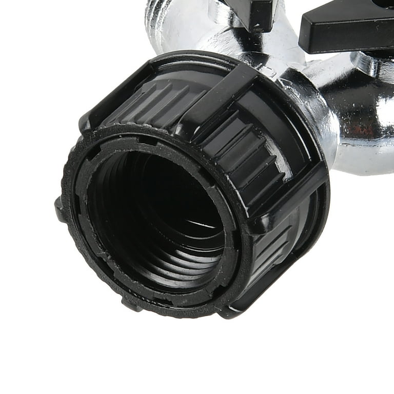 Expert Gardener Metal 2-Way Y Hose Shut-Off Connector, 2-Pack photo 6