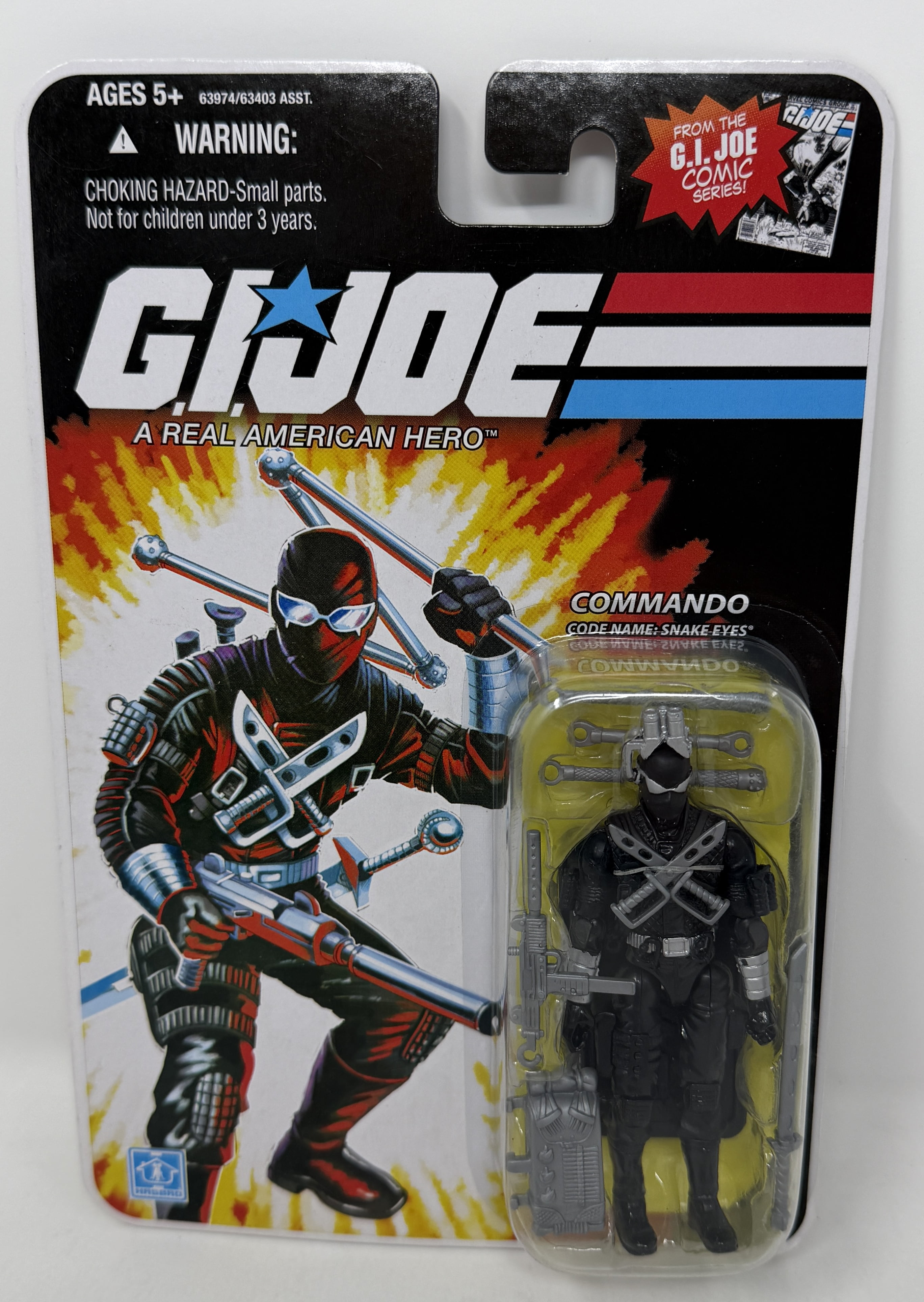 G.I. Joe Classified Series 165, Snake Eyes, 6