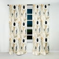 thumbnail image 4 of Designart "Urban Fern Wanderer" Floral Blackout Curtain Single Panel, 4 of 4