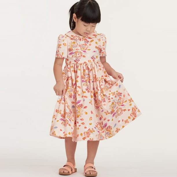 Simplicity Children's Dress Sewing Pattern S9245 Size 3-4-5-6-7-8 ...