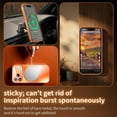 thumbnail image 3 of For iPhone 17 Pro Max Case Metallic Glass Magnetic Wireless Charging Lens Cover Shockproof Design Compatible with iPhone 16 15 14 13, 3 of 7