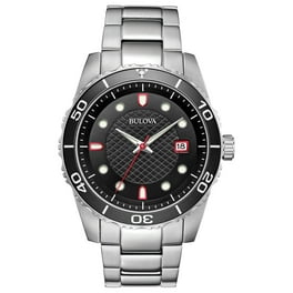 Accutron Black Stainless Steel Mens Watch 98B247 Walmart