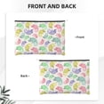 thumbnail image 2 of Rocae Cute Chameleons for Cosmetic Bags for Women Paper Reusable Cosmetic Bag Travel Toiletry Organizer Capacity Multipurpose Zipper Pouch, 2 of 8