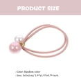 thumbnail image 4 of OFFIGAM 6-Pack White Elastic Hair Ties Hair for Women and Girls Suitable for Any Occasion, 4 of 8