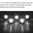 thumbnail image 5 of NPAUTO 5 luces LED ahumadas para marcador de cabina, color blanco, 9 luces LED de techo, luces de circulación de repuesto para camioneta Dodge Ram 1500 2500 3500 4500 5500 2003-2018, 5 of 5