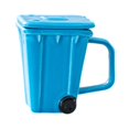 thumbnail image 2 of Taza de café taza diaria taza de té de agua taza matutina con tapa cubierta de agua en tazas para pastillas para el desayuno de jugo de fiesta café Azul, 2 of 8