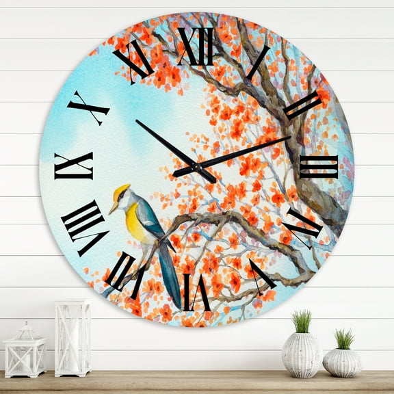 Designart 1 in Quartz Traditional Wall Clock