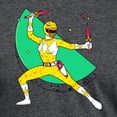 thumbnail image 3 of CafePress - Power Rangers Yellow Ranger W Men's Deluxe T Shirt - Mens Tri-blend T-Shirt, 3 of 4