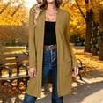 thumbnail image 2 of Plebaso Womens Long Cardigan Casual Open Front Long Sleeve Loose Lightweight Jacket Outwear with Pockets, 2 of 7