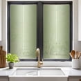 thumbnail image 3 of Sage Green Ombre Window Privacy Film, Modern Gradient Abstract Art Static Cling UV Sun Blocking Tint Film Heat Control Windows Films for Bedroom Bathroom, Window Stickers 17.7"x39.3", 3 of 8