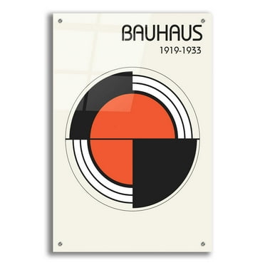 Epic Art 'Bauhaus 1' by Design Fabrikken, Acrylic Glass Wall Art, 24"x36"