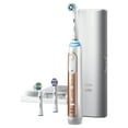 OralB Genius 6000 Rechargeable Electric Toothbrush, Rose Gold, 1 Ct