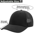 thumbnail image 5 of TOPTIE Quick Dry Baseball Cap Ventilated Sports Laser Cut Mesh Back Golf Hat-Blue, 5 of 8