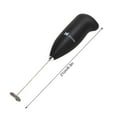 thumbnail image 3 of Wovilon Mini Electric Egg Mixer Mini Household Electric Milk Frother Stainless Steel Whisk Fancy Coffee Frother, 3 of 7