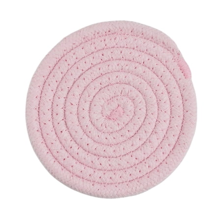 Drink Coasters Absorbent Coasters for Drinks Minimalist Cotton Woven Coaster Set for Home Decor Tabletop Protection Suitable for Kinds of Cups 4.3inch