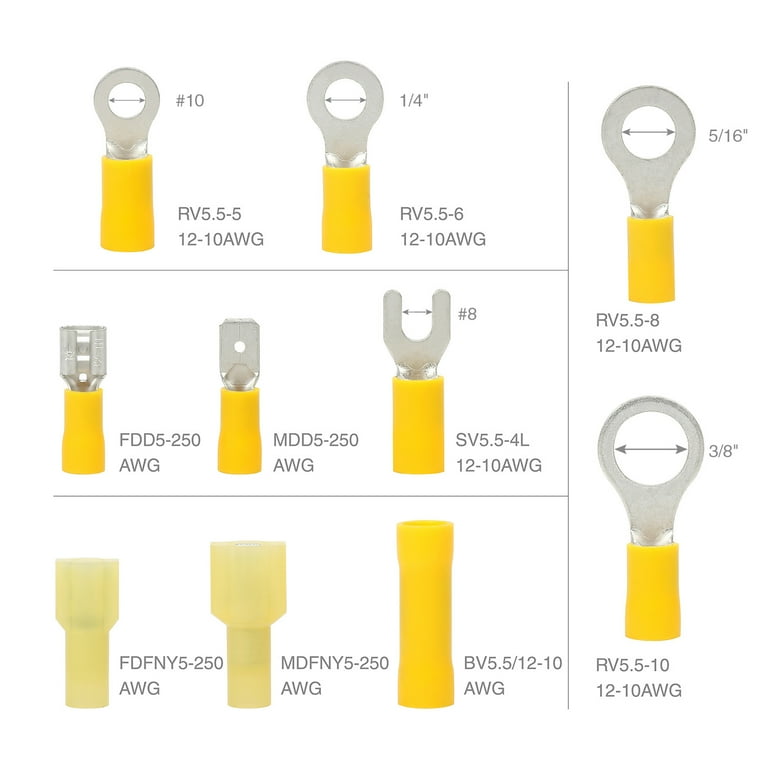 Ever Start Assorted Automotive Connector Kit 28 Pieces