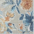 thumbnail image 5 of Luxe Weavers Modern Floral Outdoor Orange 5x7 Area Rug, 5 of 7