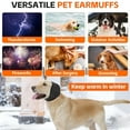 thumbnail image 6 of GASTROPOD Dog Calming Hoodie with Noise Protection and Waterproof Ear Covers – Anxiety Relief Ear Wraps for Fireworks, Bathing, Surgery, Swimming – Adjustable Headband for Small to Large Dogs, 6 of 7