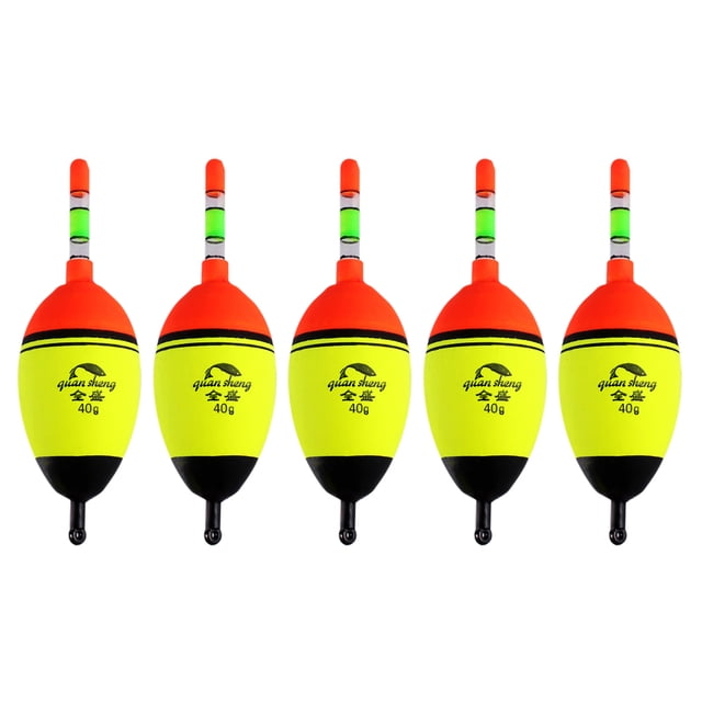 5pcs 5g-50g flotadores de pesca de espuma EVA flotadores de flotación de pesca Abanopi Flotador de espuma