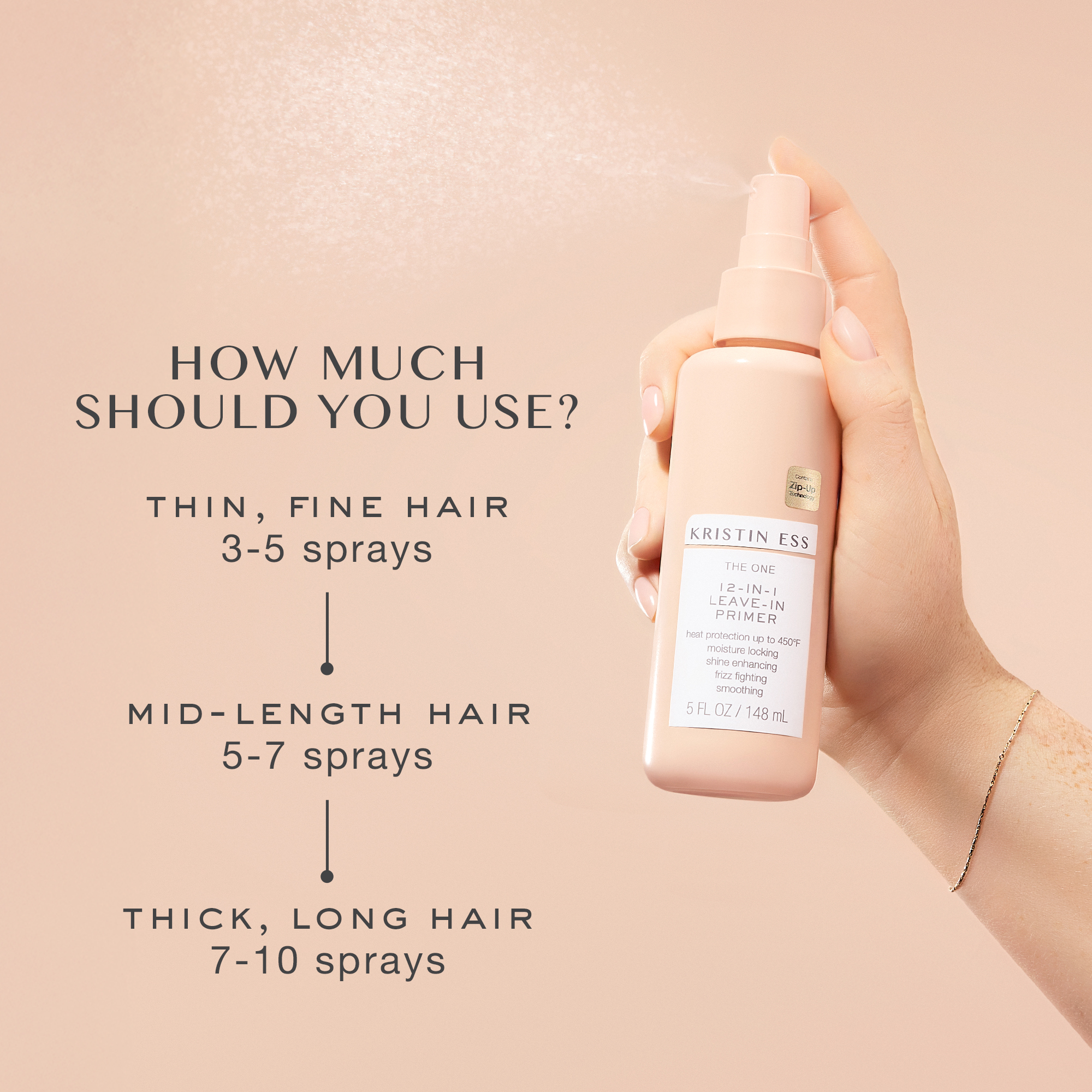 Kristin Ess The One Signature 12-in-1 Leave-In Deep Conditioner & Primer, 5 fl oz