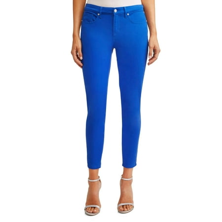 - Sofía Skinny Mid Rise Stretch Ankle Twill Jean Women's (Cobalt)