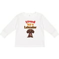 thumbnail image 3 of Inktastic Labrador Chocolate Lab Boys or Girls Long Sleeve Toddler T-Shirt, 3 of 5
