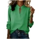 thumbnail image 1 of Camisetas de Manga Larga para las Mujeres Sudadera de Cárdigan Suelta Casual Sólida, Camisetas de Manga Larga de Moda para el Invierno, 1 of 7