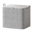 thumbnail image 3 of Non-woven Storage Bag, Zippered Moving Basket, Large Travel Container, 40 Gallon Capacity, for Quilts, Clothing, and Seasonal Items, 2-pack, by FAJHHA, 3 of 7