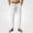 White, variant on HOMADLES Mens Casual Linen Joggers Pants Elastic Waist Side Pocket Sports Pants Outdoor Athletic Pants White Size M