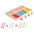 thumbnail image 2 of Número de bloques y varillas de conteo. Palos de inteligencia de madera con caja. Juguetes Montessori para niños que aprenden para la infancia, 2 of 9