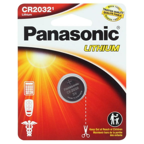 Panasonic 3V Lithium Coin Cell Battery Compatible with CR2032 DL2032 ECR2025