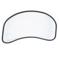 thumbnail image 5 of Motorcycle Oval Windshield Clear Front Windscreen Spoiler Air Wind Deflector Guard Shield Universal Fit Transparent, 5 of 5