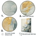 thumbnail image 3 of Designart "Adventure Scene: Waterfall in Gold & Grey I" Waterfall Wall Decor, 3 of 7