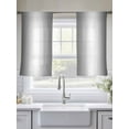 thumbnail image 5 of Abstract Sheer Curtains 54 Inches Long 2 Panels Gray White Gradient Ombre Light Filtering Semi Sheer Window Curtains Drapes for Bedroom Living Room 52"x54", 5 of 7
