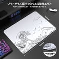 thumbnail image 5 of ATTACK SHARK CM05SE Glass Gaming Mouse Pad,16.14x12.20 in Tempered Glass Hard Mouse Pad with Nano-Textured Surface, Non-Slip PU Leather Base,9H Scratch Resistant Large Mouse Mat for FPS &PC Gaming, 5 of 9